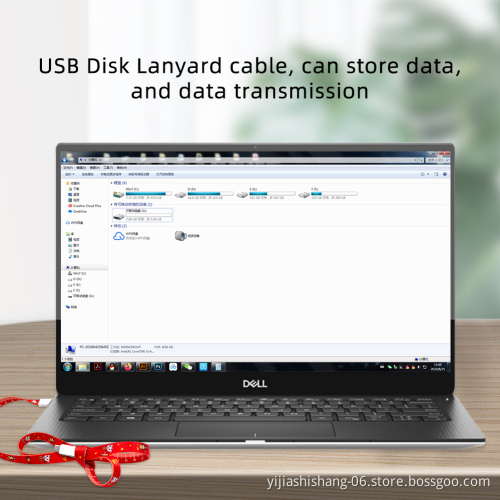 Cell Phone Lanyard Strap Micro-USB Charging Cable, 33.5 inch Ruler Lanyards Neck Charger Cord for Phone / Keys / Keychain